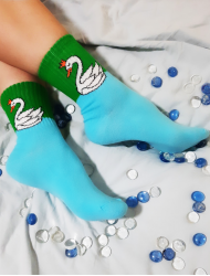 Swan Šarene Čarape