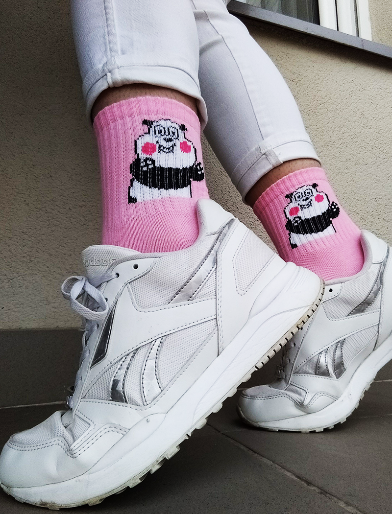 Panda Šarene Čarape