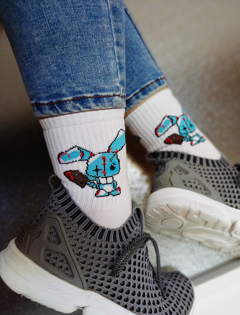 Killer Bunny Šarene Čarape