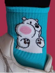 Polar Bear Šarene Čarape