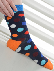 Dotty Orange Šarene Čarape