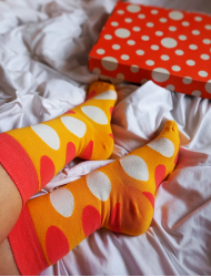 Big Dot Yellow Šarene Čarape