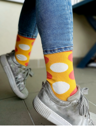 Big Dot Yellow Šarene Čarape