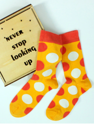 Big Dot Yellow Šarene Čarape