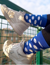 Dotty Red Šarene Čarape