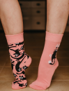Pink Cat Šarene Čarape