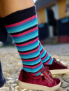 Colorful Stripe Knee High
