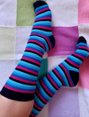 Colorful Stripe Knee High