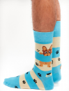 Dog Stripes Šarene Čarape