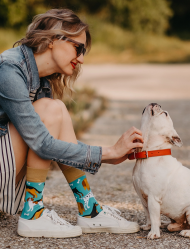 Dog Friends Colorful Socks