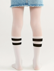 Black Striped Unihop za Devojčice